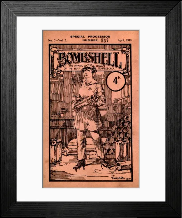 Framed Print : Women WW1 Munitions