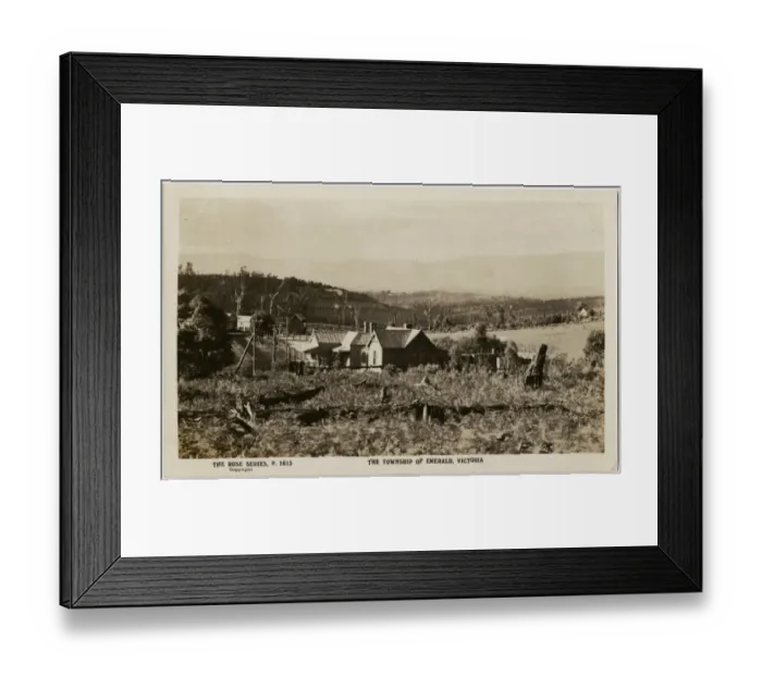 Framed Print : The Township of Emerald, Victoria, Australia Framed Print : The Township of Emerald, Victoria, Australia