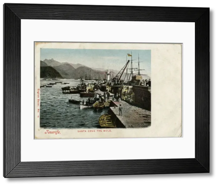 Framed Print : Tenerife, Spain - Santa Cruz - The Mole (Harbour) Framed Print : Tenerife, Spain - Santa Cruz - The Mole (Harbour)