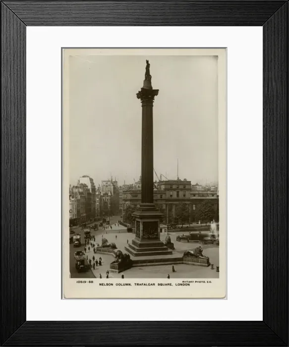 Framed Print : Nelsons Column - Trafalgar Square, London Framed Print : Nelsons Column - Trafalgar Square, London