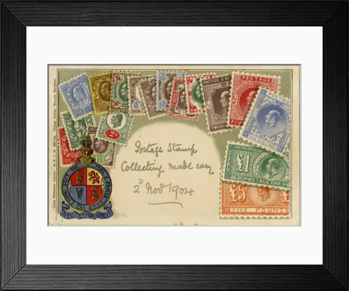 Framed Print : Stamp Card produced by Ottmar Zeihar - The United Kingdom Framed Print : Stamp Card produced by Ottmar Zeihar - The United Kingdom