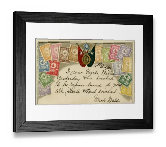 Framed Print : Stamp Card produced by Ottmar Zeihar - Turkey Framed Print : Stamp Card produced by Ottmar Zeihar - Turkey