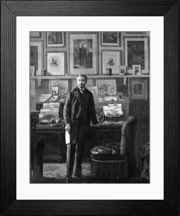Framed Print : Sir Edward Malet at the British Embassy, Berlin Framed Print : Sir Edward Malet at the British Embassy, Berlin