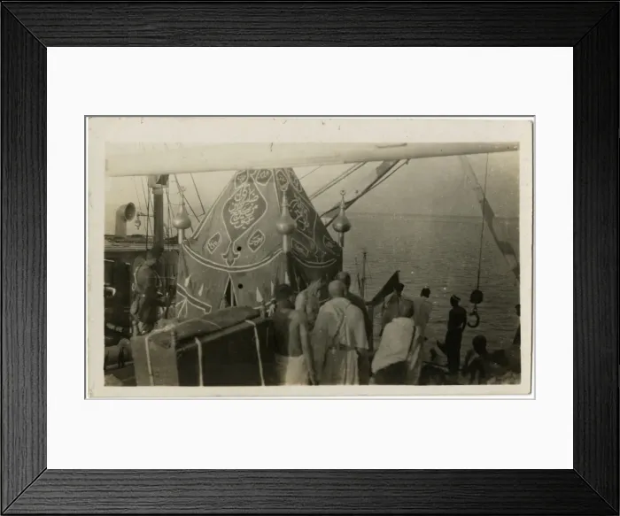 Framed Print : The Holy Carpet transported to Mecca - Crossing the Red Sea Framed Print : The Holy Carpet transported to Mecca - Crossing the Red Sea
