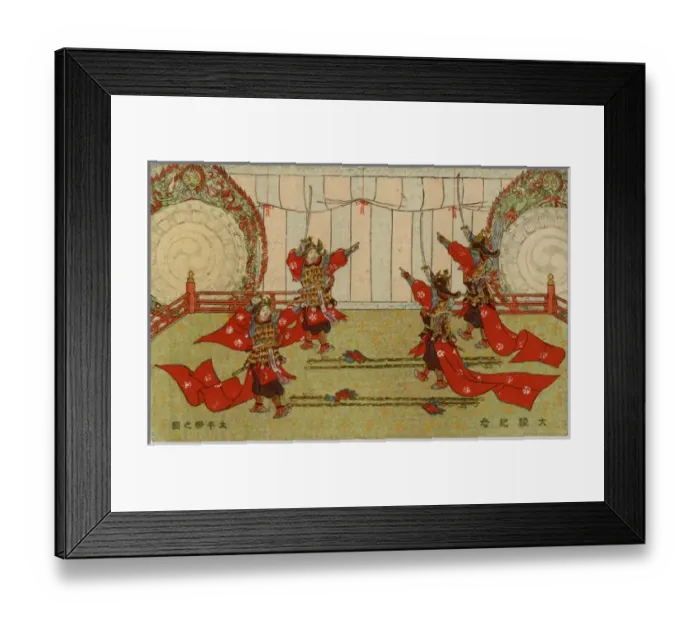 Framed Print : Actors pretending to be Samurai - Japan Framed Print : Actors pretending to be Samurai - Japan