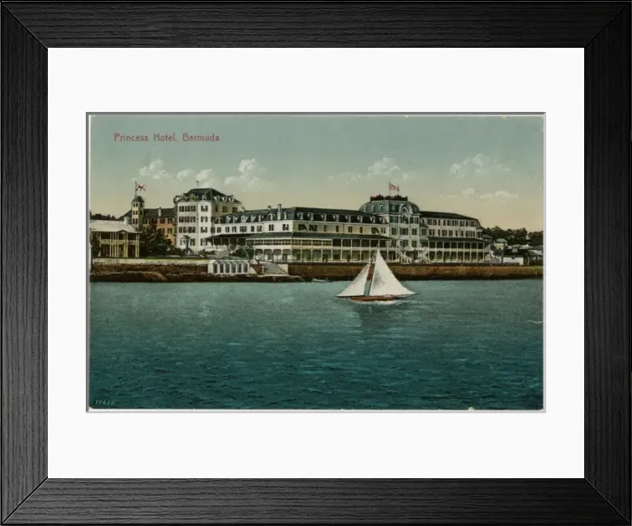 Framed Print : Princess Hotel - Hamilton, Bermuda Framed Print : Princess Hotel - Hamilton, Bermuda