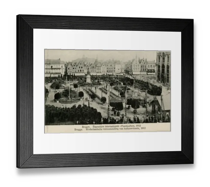 Framed Print : Bruges, Belgium - International Horticultural Exhibition Framed Print : Bruges, Belgium - International Horticultural Exhibition
