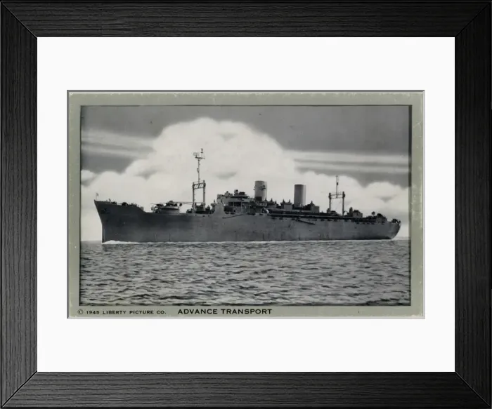 Framed Print : American Liberty Ship - Advance Transport Framed Print : American Liberty Ship - Advance Transport