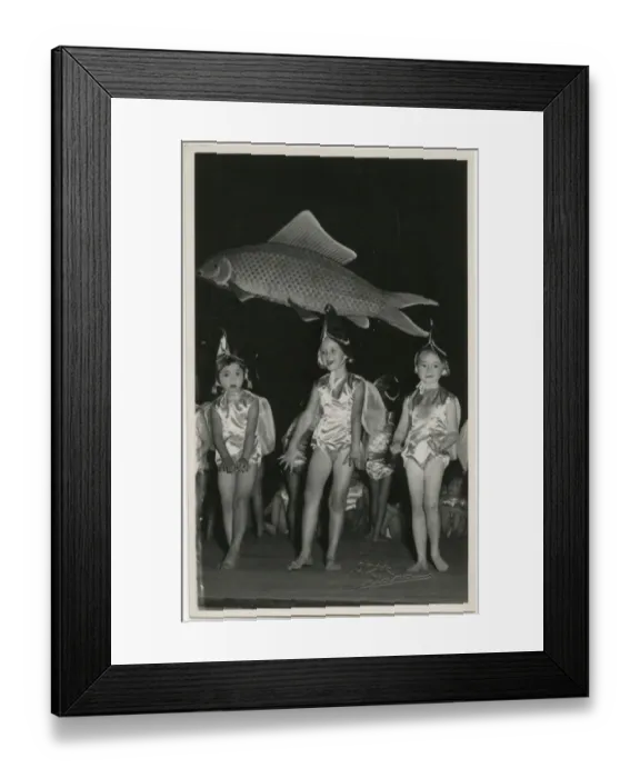 Framed Print : A childrens stage production - Hong Kong - Fish Costumes Framed Print : A childrens stage production - Hong Kong - Fish Costumes