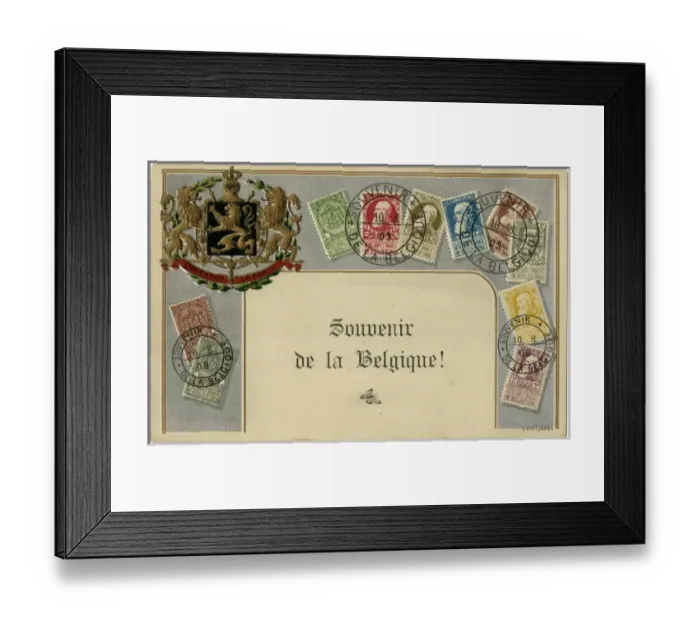 Framed Print : Stamp Card produced by Ottmar Zeihar - Belgium Framed Print : Stamp Card produced by Ottmar Zeihar - Belgium