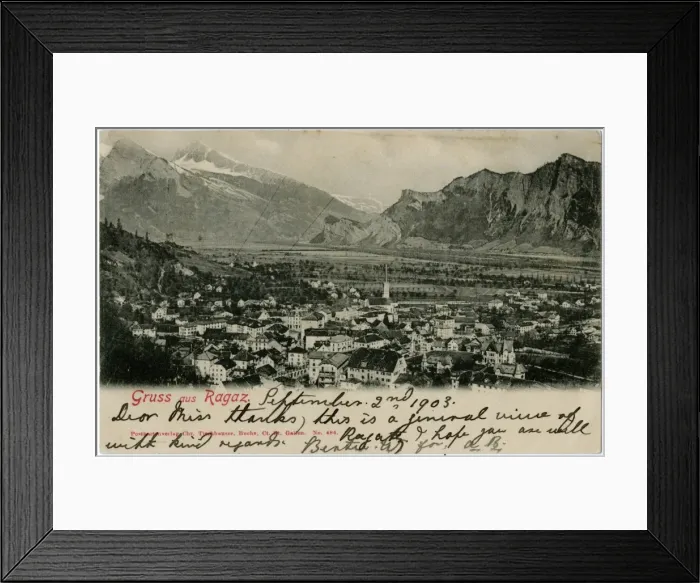 Framed Print : Bad Ragaz, canton of St. Gallen in Switzerland Framed Print : Bad Ragaz, canton of St. Gallen in Switzerland