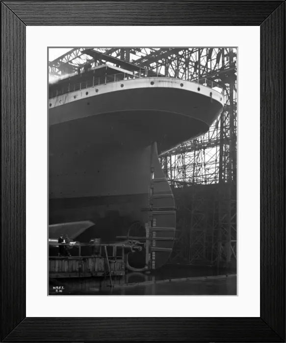 Framed Print : Harland & Wolff Collection - National Museums NI Framed Print : Harland & Wolff Collection - National Museums NI