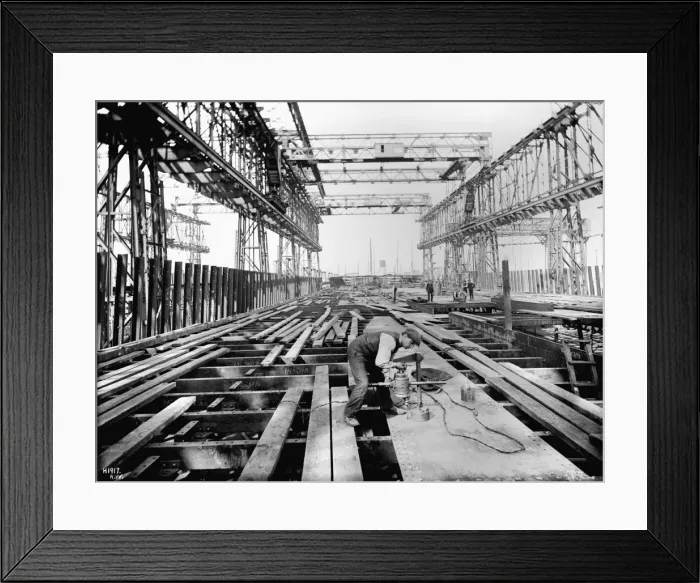 Framed Print : Harland & Wolff Collection - National Museums NI Framed Print : Harland & Wolff Collection - National Museums NI