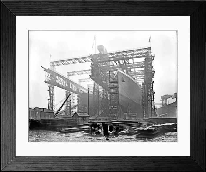 Framed Print : Harland & Wolff Collection - National Museums NI Framed Print : Harland & Wolff Collection - National Museums NI