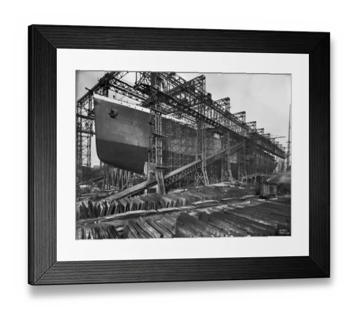 Framed Print : Harland & Wolff Collection - National Museums NI Framed Print : Harland & Wolff Collection - National Museums NI