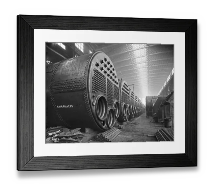 Framed Print : Harland & Wolff Collection - National Museums NI Framed Print : Harland & Wolff Collection - National Museums NI