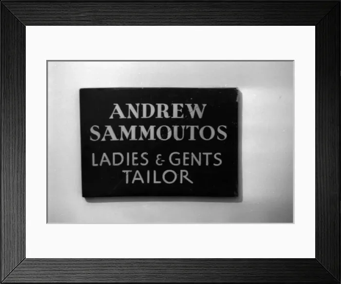 Framed Print : Soho, London - sign for Ladies & Gents Tailor Framed Print : Soho, London - sign for Ladies & Gents Tailor