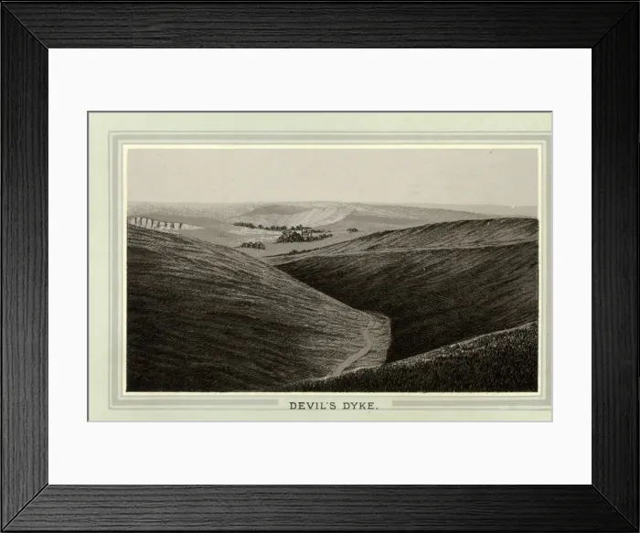 Framed Print : Devils Dyke, Brighton, Sussex Framed Print : Devils Dyke, Brighton, Sussex