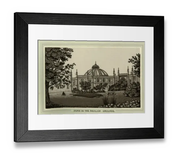 Framed Print : Dome in the Pavilion Grounds, Brighton, Sussex Framed Print : Dome in the Pavilion Grounds, Brighton, Sussex