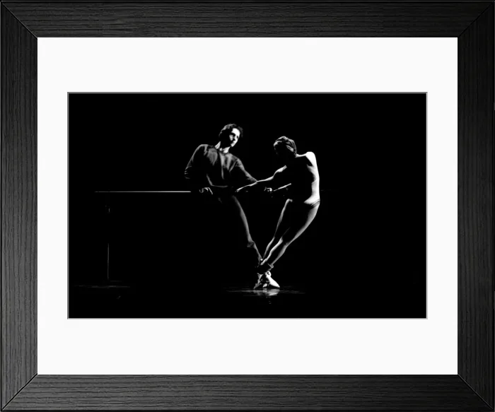 Framed Print : Ballet dancers at the bar Framed Print : Ballet dancers at the bar