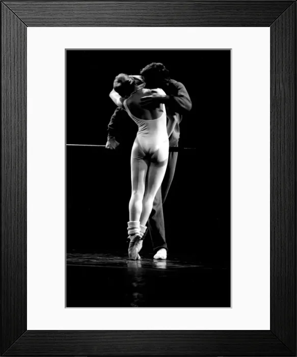 Framed Print : Ballet dancers rehearsing Framed Print : Ballet dancers rehearsing