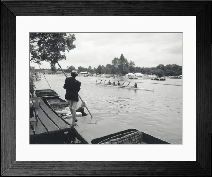 Framed Print : People rowing at Henley-on-Thames, Oxfordshire Framed Print : People rowing at Henley-on-Thames, Oxfordshire