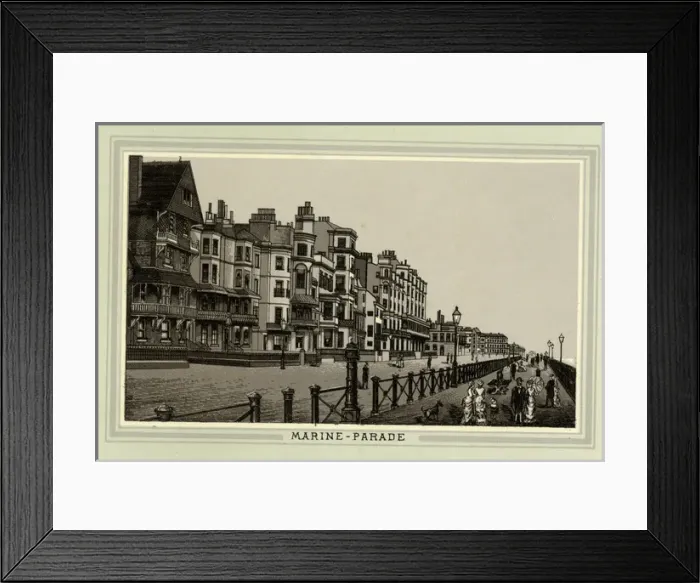 Framed Print : Marine Parade, Brighton, Sussex Framed Print : Marine Parade, Brighton, Sussex