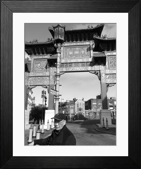 Framed Print : Chinatown in Liverpool, England Framed Print : Chinatown in Liverpool, England