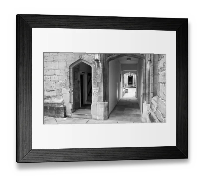 Framed Print : Scene inside University College, Oxford Framed Print : Scene inside University College, Oxford