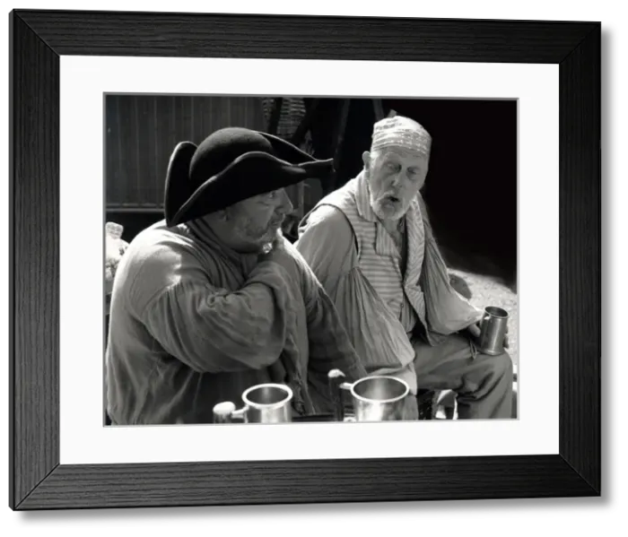 Framed Print : Men in pirate or sailor costume Framed Print : Men in pirate or sailor costume