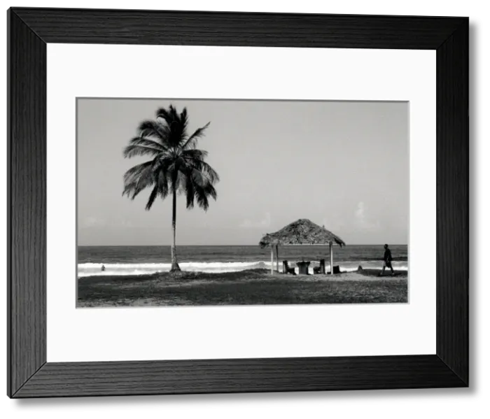 Framed Print : Beach scene in Trinidad, West Indies Framed Print : Beach scene in Trinidad, West Indies