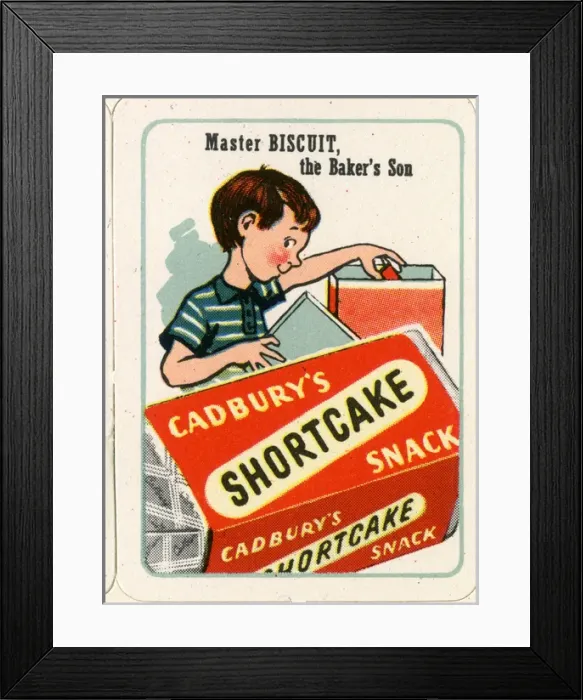 Framed Print : Cadburys Happy Families - Master Biscuit Framed Print : Cadburys Happy Families - Master Biscuit