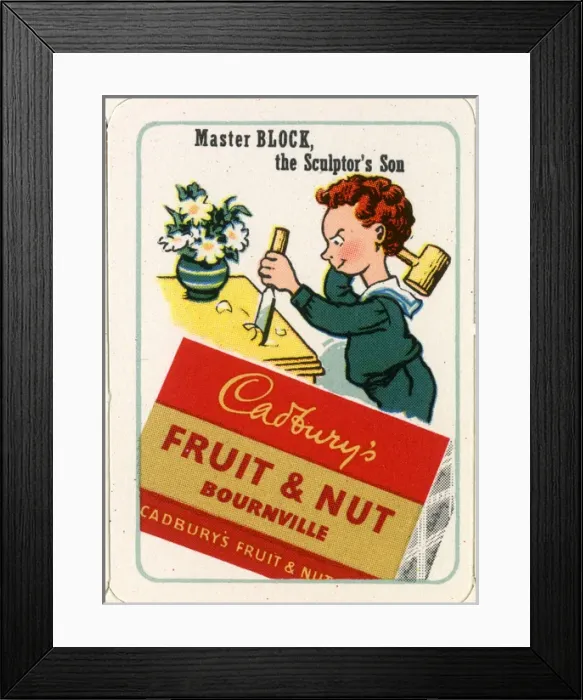 Framed Print : Cadburys Happy Families - Master Block Framed Print : Cadburys Happy Families - Master Block