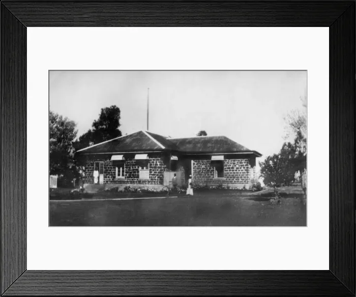 Framed Print : Kisumu Hospital offices, East Africa, WW1 Framed Print : Kisumu Hospital offices, East Africa, WW1