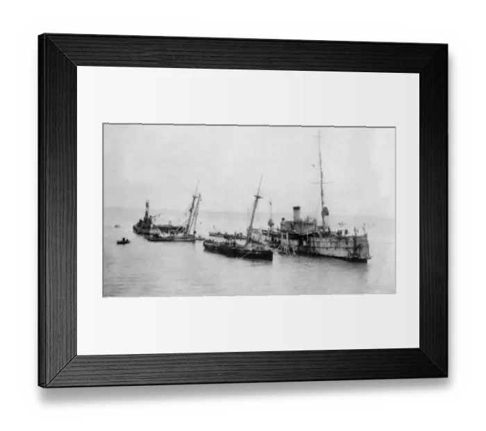 Framed Print : Ships on the Suez Canal, Egypt, North Africa Framed Print : Ships on the Suez Canal, Egypt, North Africa