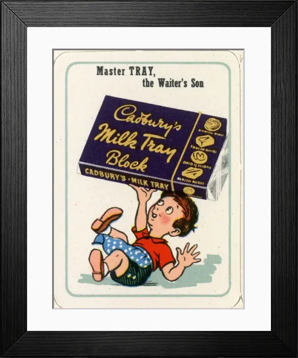 Framed Print : Cadburys Happy Families - Master Tray Framed Print : Cadburys Happy Families - Master Tray