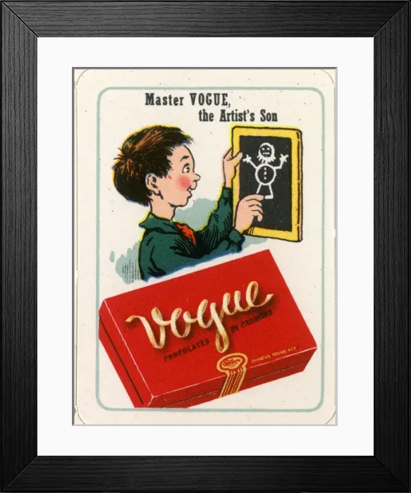 Framed Print : Cadburys Happy Families - Master Vogue Framed Print : Cadburys Happy Families - Master Vogue