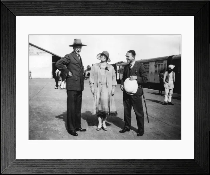 Framed Print : Awaiting the arrival of the Prince of Wales, Nairobi, Kenya Framed Print : Awaiting the arrival of the Prince of Wales, Nairobi, Kenya