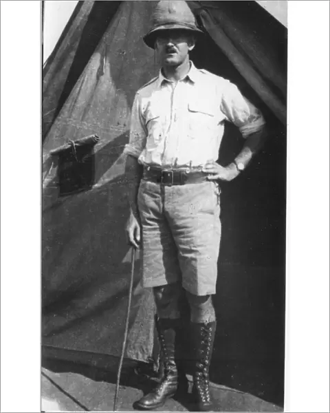 Dr N P Jewell at Bura Camp, Kenya, East Africa, WW1
