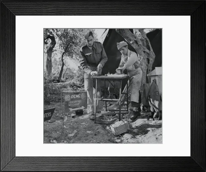 Framed Print : Carpenter?s repair shop of the Electrical and Mechanical Eng Framed Print : Carpenter?s repair shop of the Electrical and Mechanical Eng