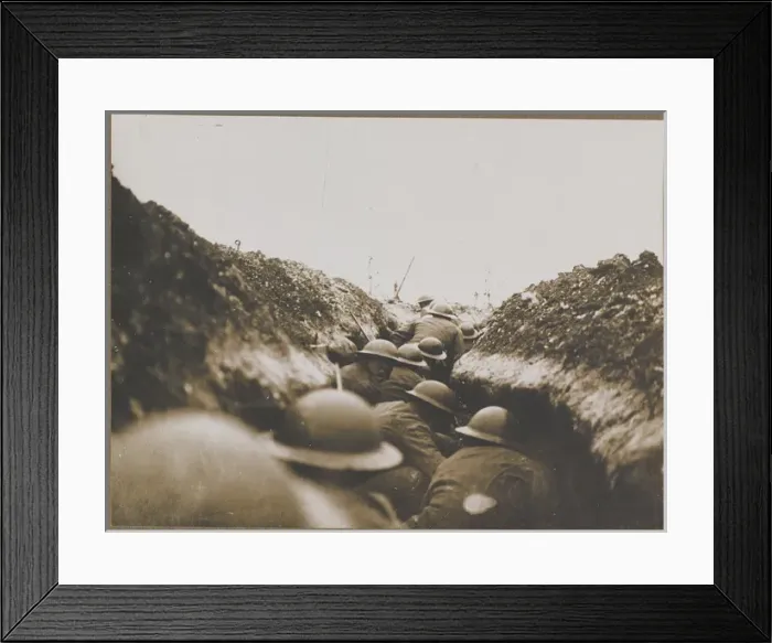 Framed Print : British raiding party await the word to go Framed Print : British raiding party await the word to go