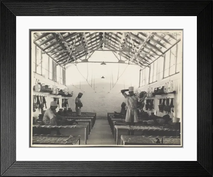 Framed Print : Indian soldiers inside barracks Framed Print : Indian soldiers inside barracks