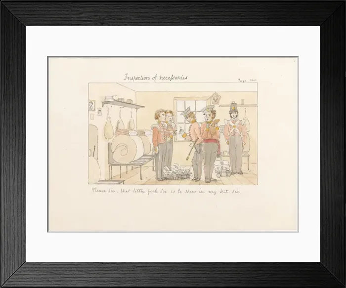 Framed Print : Please Sir, that little fork Sir, is to show in my kit Sir Framed Print : Please Sir, that little fork Sir, is to show in my kit Sir