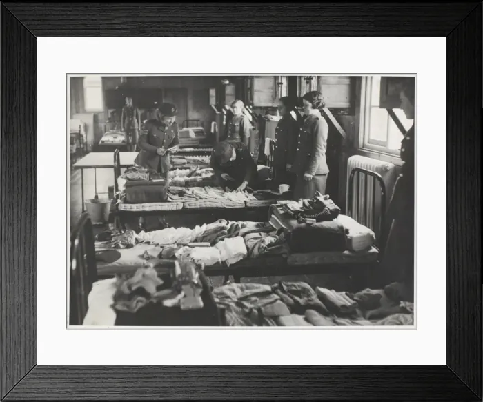 Framed Print : Photograph of kit inspection Framed Print : Photograph of kit inspection