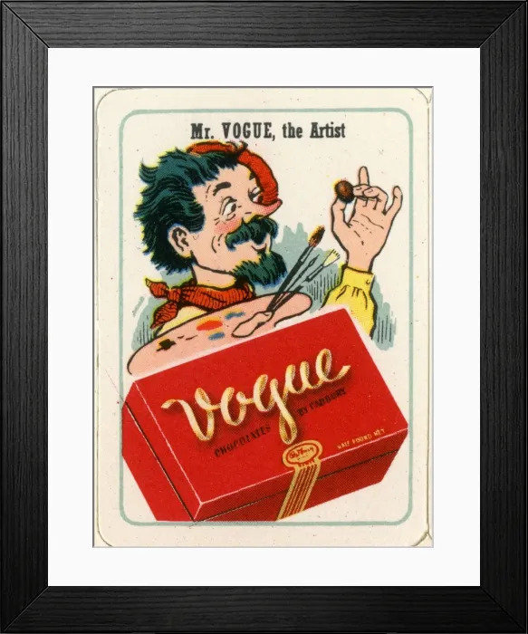 Framed Print : Cadburys Happy Families - Mr Vogue Framed Print : Cadburys Happy Families - Mr Vogue