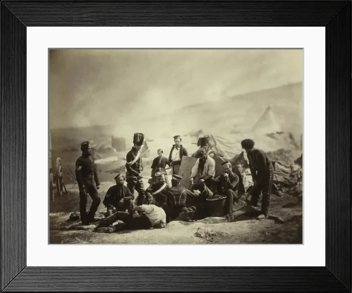 Framed Print : Cooking House of the 8th Hussars Framed Print : Cooking House of the 8th Hussars