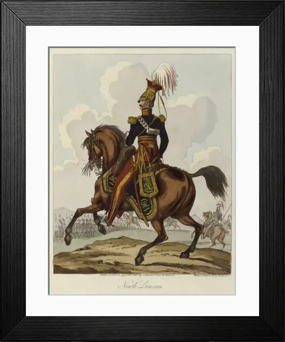 Framed Print : Ninth Hussars Framed Print : Ninth Hussars
