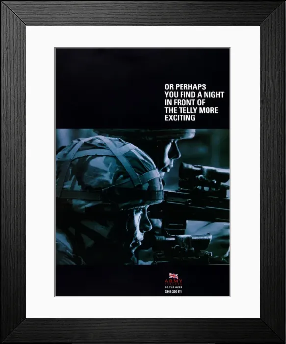 Framed Print : ?Or perhaps you find a night in front of the telly... ?, 1995 Framed Print : ?Or perhaps you find a night in front of the telly... ?, 1995
