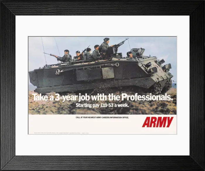 Framed Print : Take a 3-year job with the Professionals Framed Print : Take a 3-year job with the Professionals