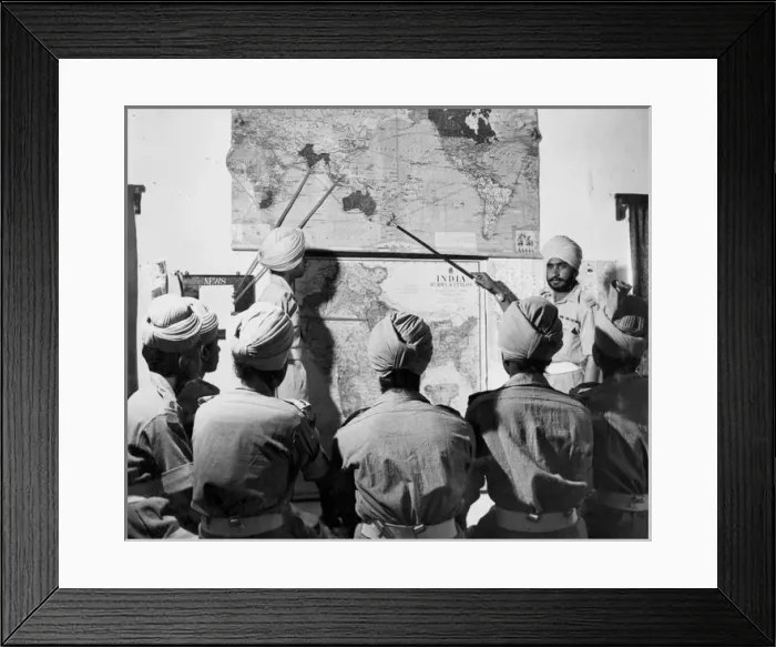 Framed Print : Photograph of map briefing Framed Print : Photograph of map briefing